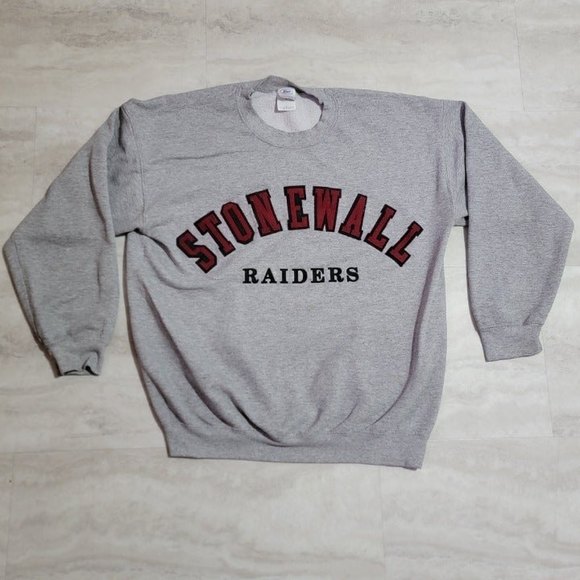 Neff Other - Vintage Stonewall Raiders Embroidered Neff Gray Crew Neck Sweater Large